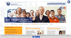 Desktop Screenshot of heilpraktikerschule-leipzig-bdn.de